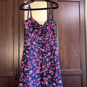 Eliza J Floral spaghetti strap dress. Size 14. Worn once.